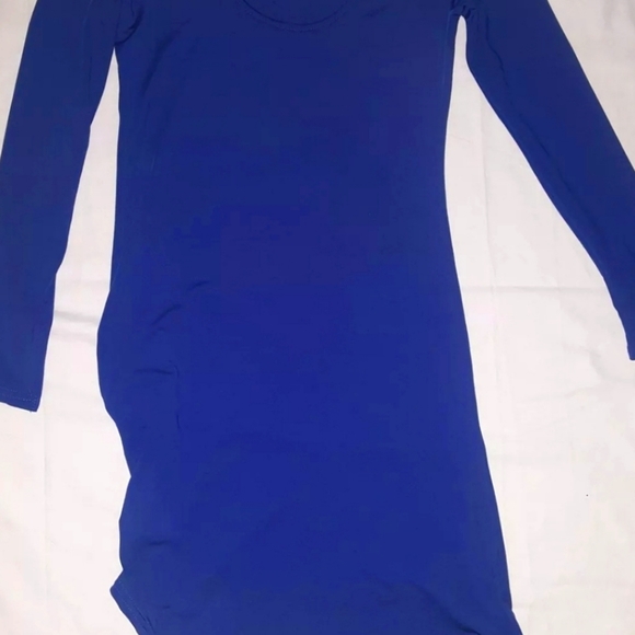 Blue assymetrical dress - Picture 5 of 5